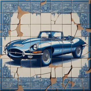 Jaguar E-Type from Delft